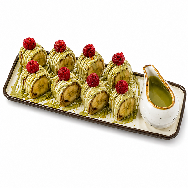 Pistachio Crêpe Sushi