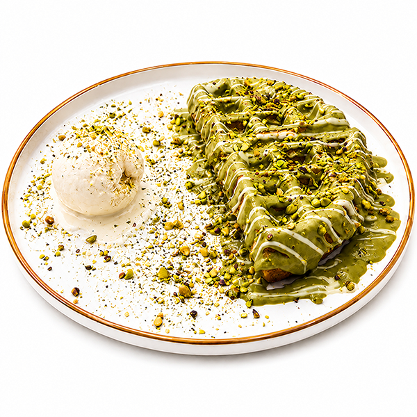 Waffle Pistachio Paradise